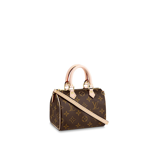 M61252 L_V bags Louis Vuitton bag Bag Nano Speedy 16CM handbag -LV Louis Vuitton women_s bag pillow bag Boston bag Amazon foreign trade BAG-e0ef8e84